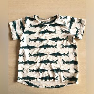 Kate Quinn Blue Sharks Tee 4t